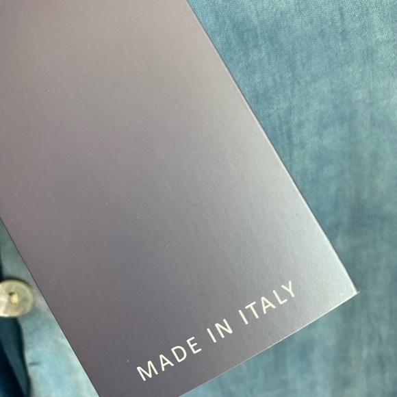 Grey‎ Violet Chambray Blue Top - Picture 5 of 5